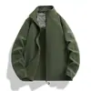 Chaqueta cárdigan de forro polar para mujer, color liso, otoño e invierno, abrigo de forro polar casual y moderno, cálido y transpirable, chaqueta de forro polar con cuello alto para hombre