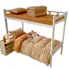 Nuevo modelo funda de almohada de algodón puro para dormitorio escolar, pieza única, funda de almohada 100% algodón 48*74 cm, venta al por mayor de ropa de cama