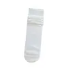 Calcetines Coreanos para Mujer para Primavera y Verano, Delgados, Absorbentes del Sudor, Transpirables, Calcetines hasta la Mitad de la Pantorrilla, Color Sólido, Versátiles, Calcetines Slouch de Moda, Calcetines Largos sin Costuras
