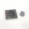 Ralo de Piso para Box de Banheiro, Ralo de Piso de Cozinha Anti-Odor, Ralo de Piso Listrado para Lavanderia, Cozinha e Banheiro, Projeto de Hotel