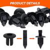 Cross-border venda quente Amazon carro náilon porta painel tronco fixação clipe fivela saco plástico kit fixador