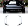 Adequado para Toyota 21 Yaris Cross Parachoque Traseiro Modificado Lanterna de Neblina Moldura Decorativa Brilhante Galvanizada
