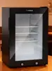 Gabinete de almacenamiento de muestras de alimentos para jardín de infantes, refrigerador transparente pequeño para cantina, vitrina de exhibición fresca, refrigerador para habitación de hotel, silencioso