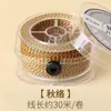 Hilo de algodón retorcido a mano estilo Tíbet con detalles dorados, cordón no elástico para manualidades y abalorios, directo del fabricante