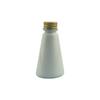 Songshun mayoreo 50ml cono triángulo dorado plateado tapa de aluminio botella rocío puro agua emulsión plástico PET dividida botella vacía