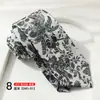 Corbata Elegante con Patrón Retro, Corbata Formal Atada a Mano, Atuendo Formal para Novio de Boda, Corbata Estampada Moda Estilo Hong Kong 8cm