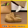 Novas Sandálias Meias Birkenstock Dopamina Retrô 2025, Sapatos Birkenstock Casuais Versáteis Plissados, Chinelos Fechados Adequados para Uso Externo