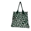 2023 Nova bolsa ins especial transfronteiriça bolsa de tricô bolsa de ombro com estampa de leopardo bolsa de mão bolsa tote de grande capacidade