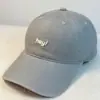 Nueva tendencia de moda primavera para hombres y mujeres gorra de béisbol con bordado tridimensional de todas las combinaciones color sólido para cabeza grande cara pequeña gorra