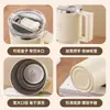 Taza con Popote de Acero Inoxidable 304, Taza de Agua Deportiva Gigante para Exteriores de Gran Capacidad, Taza de Agua Moderna y de Aspecto Elevado