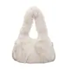 Bolso de Mano de Peluche Lindo de Gama Alta para Mujer Otoño/Invierno 2026 Bolso Cruzado Casual para el Trabajo y el Viaje Bolso de Hombro