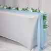 Bandera de Mesa de Gasa de Belleza Perla Elástica de Amazon Transfronteriza Estilo Europeo Nueva Boda Decoración Exterior Color Sólido Personalización