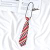 Corbata corta JK para niños, camisa de estilo universitario japonesa con lunares rojos para estudiantes de primaria, uniforme, accesorios gratuitos