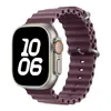 Adequado para Applewatchs11 Pulseira de Silicone Marinho com Fivela de Pino Iwatchs10 Apple Ultra3/Se3 Strap