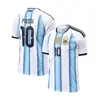 Camiseta de Argentina 26-27 Camiseta Local Número 10 Messi Camiseta de Manga Corta S-3XL