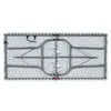 Mesa plegable soplada, mesa plegable portátil multifuncional simple de plástico para exteriores para puestos, uso doméstico, mercados nocturnos y exposiciones