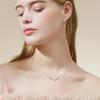 Nuevo conjunto de joyas de Europa y Estados Unidos, un ciervo, cadena de clavícula, astas, pendientes de piedra Hao, pulsera coreana de moda famosa en Internet para mujer