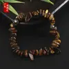 Pulsera Elástica de Grava de Cristal Natural al por Mayor Colorida Irregular Colección Caliente Transfronteriza Joyería de Mano al por Mayor