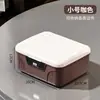 Caja de almacenamiento con protección de contraseña para objetos de valor, caja de almacenamiento de plástico para documentos privados, caja de almacenamiento con cerradura para organización del hogar y del coche