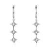 Entra en los Pendientes de Plata de Ley S925 con Borla Larga de Moissanita Anillo C de Venta Caliente Europeos y Americanos Pendientes de Lujo Accesible Full Starburst para Mujer