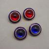Joyería Antigua Pendientes Geométricos Europeos y Americanos Pendientes de Vidrio Esmaltado Moda Clásica Estilo de Corte Joyería de Nicho para el Día a Día
