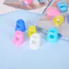 Dedales para Guitarra Engrosados Universales Mano Izquierda y Derecha Dedo Silicona Cuerda Dedales para Dedos Guitarra Protector de Dedos Resistente al Desgaste Set