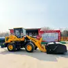 Barredora para Cargadora, Equipo de Limpieza de Caminos en Obra, Equipo de Limpieza de Caminos Totalmente Cerrado, Cargadora con Accesorio de Limpieza