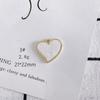 Accesorios de joyería DIY al por mayor, nuevas y sencillas llaves de aleación pequeñas, accesorios de amor de diamantes, materiales colgantes al por mayor