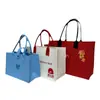 Bolsa de Feltro Ano Novo do Cavalo, Bolsa Tote de Feltro Colorida Simples em Desenho Animado de Grande Capacidade, Personalização de Bolsa de Feltro Promocional para Empresas