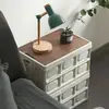 Caja Organizadora de Almacenamiento para Camping al Aire Libre Caja para Maletero de Coche Tapa de Madera Asa Plegable Caja Plegable de Almacenamiento