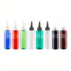 Botella de 100 ml con pico de precisión, hombro plano y tapa de pico, botella para aceite, botella para rellenar agua, botella de loción con pico de precisión, botella para pasta de color, botella de medicina con tapa de pico