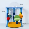 Prateleira de Escalada para Gatos Prateleira para Gatos Ninho para Gatos Árvore Pequena para Gatos Integrada Placa de Arranhar Sisal para Gatos Coluna de Arranhar para Gatos Brinquedo para Filhotes Suprimentos para Gatos