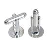 Cobre Redondo Copa Alta Puño Francés Base para Gemelos Puño Clavos para Puño DIY Hecho a Mano Camisa Joyería Accesorios Se Puede Incrustar