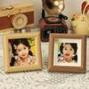 Mini Marco de Fotos Cuadrado Pequeño de 4 pulgadas Hueco Estéreo de Mesa Venta al Mayoreo Lavado de Fotos de 3.5 pulgadas Conmemoración del Crecimiento de Niños