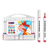 Marcador de Acrílico Base Agua Tianhui para Niños Barril Triangular Personalizado Secado Rápido Estudiante Punta Única Set de Pinceles Acuarela para Pintar