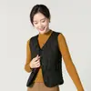 Nuevo chaleco de mujer para otoño e invierno, moderno estilo coreano, versátil, engrosado para abrigar, se puede usar como capa interior o exterior, corte ajustado