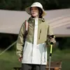 Jaqueta Baxihe três em um à prova de vento e repelente à água para mulheres, conjunto de montanhismo para homens, alternativa à jaqueta shell Baxihe