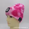 Gorra con Auriculares Bluetooth de Iluminación LED Transfronteriza, Gorro de Punto Cálido para Hombres y Mujeres con Ala Ancha e Iluminación, Accesorio de Gorra de Ala Ancha