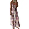 Vestido camisola estampado informal de verano para mujer, de comercio exterior transfronterizo, de Amazon, Europa y América, 2021
