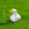 Paisaje en miniatura, figura de ganso regordete creativa y linda, accesorios de decoración DIY, adornos de escritorio y para coche, figuritas pequeñas de resina