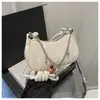 Bolsa Pequena Estilosa de Alta Qualidade para Mulheres, Nova Moda Primavera 2025 Versátil Bolsa Transversal, Bolsa de Ombro/Axila de Nicho