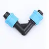20 Cotovelo com Porca de Travamento Conector de Irrigação por Gotejamento 16/20/25 Cotovelo de Soquete Acessórios para Fita de Irrigação por Gotejamento Conjunto Completo 16 Cotovelo com Porca de Travamento