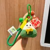 Pingente Chaveiro em Formato de Bolinho de Arroz Glutinoso, Feito de Lã, Decoração para Mochila de Estudantes, um Pequeno Presente para Incentivar Estudantes Durante Provas e Formatura