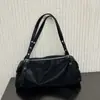 Bolsa Feminina Qiao Ge Vintage Couro PU Macio Grande Capacidade Bolsa Almofada Feminina 2025 Nova Bolsa Transversal Estilo Preguiçoso