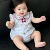 Enterizo Dulce Floral de Verano Ropa de Bebé para Niñas, Elegante Romper Delgado de Verano para Salidas