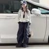 Conjunto de Sudadera Rayada Estilo Universitario para Niñas para Primavera y Otoño, Atuendo Casual de Dos Piezas para Niños Mayores, Elegante para Primavera y Otoño