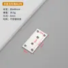 Código de ángulo de acero inoxidable engrosado fijo ángulo recto lámina plana en forma de L código de ángulo de 90 grados soporte de estante de partición Accesorios para muebles