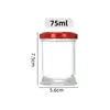 Garrafa Ninho de Pássaro Cozido Fresco Sub-garrafa Resistente a Altas Temperaturas para Cozinhar no Vapor Fígado de Peixe Fígado de Peixe Cozido Geleia de Leite 50ml75ml Garrafa de Vidro Atacado