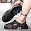 Zapatos de agujeros Zapatos de verano para hombre Zapatos de suela suave Sandalias deportivas de coco para uso exterior Antideslizantes Playa Dedo del pie Tallas grandes Pantuflas