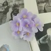 Grampo de Cabelo Flor de Hortênsia Simulada de 7 Pétalas Headband de Flor Acessórios de Cabelo Adorno de Cabeça Acessórios para Sapatos Materiais para Roupas Acessórios Flor Simulada Cabeça de Flor